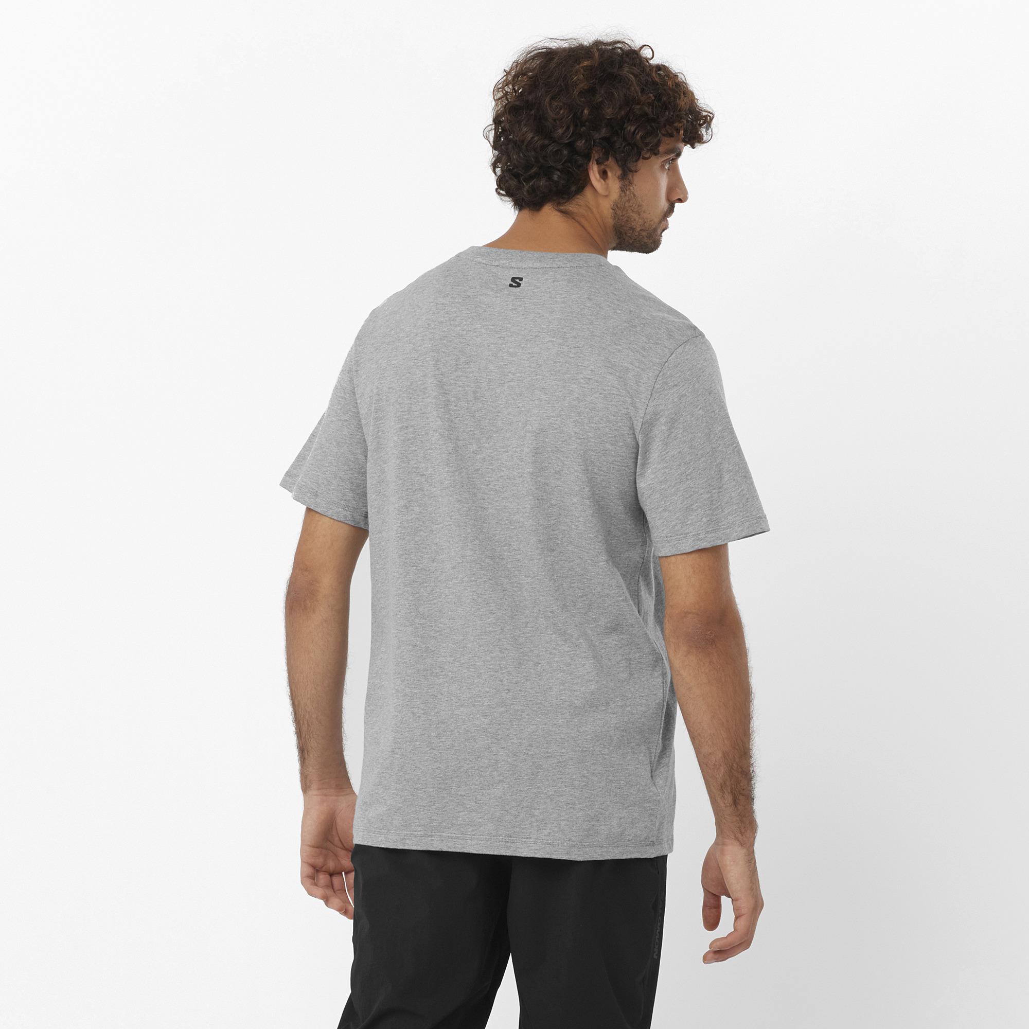 Salomon Running Graphic Erkek T-Shirt - Gri