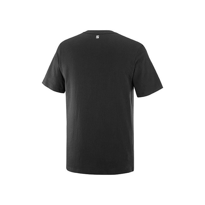 Salomon Runnıng Graphıc Ss M Erkek Deep Black// T-Shirt