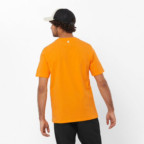 Salomon Running Graphic Erkek T-Shirt - Turuncu