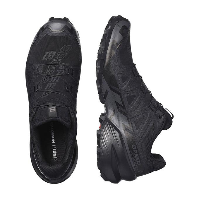 Salomon Speedcross 6 Erkek Black/Black/Phantom Koşu - Yürüyüş Ayakkabısı