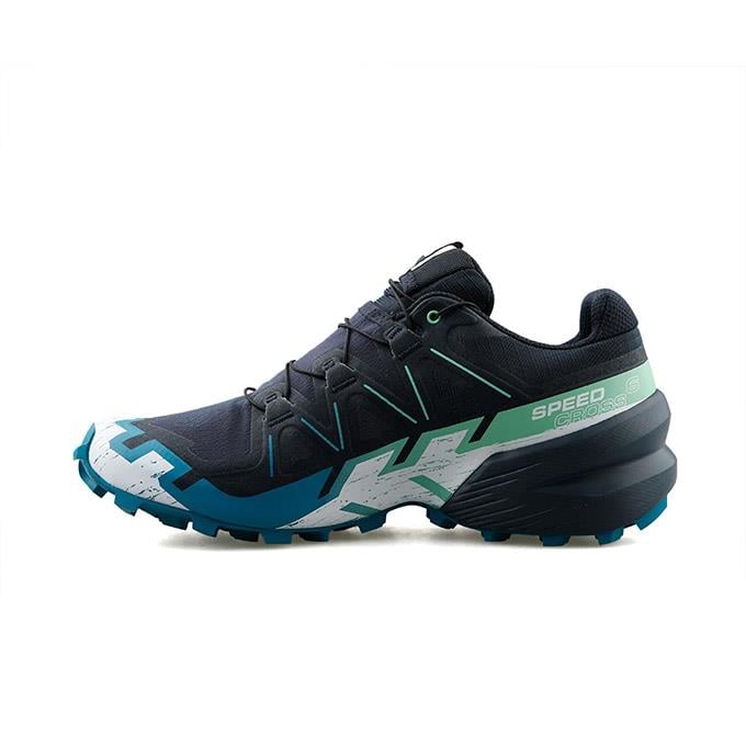 Salomon Speedcross 6 Erkek Carbon/Tahitian Tide/White Koşu - Yürüyüş Ayakkabısı
