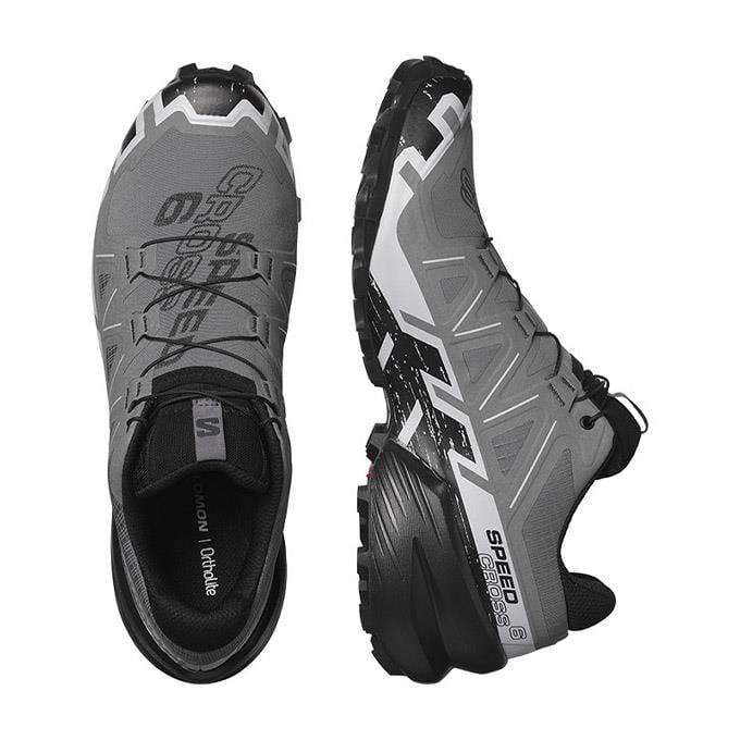 Salomon Speedcross 6 Erkek Quiet Shade/Black/Pearl Blue Koşu - Yürüyüş Ayakkabısı