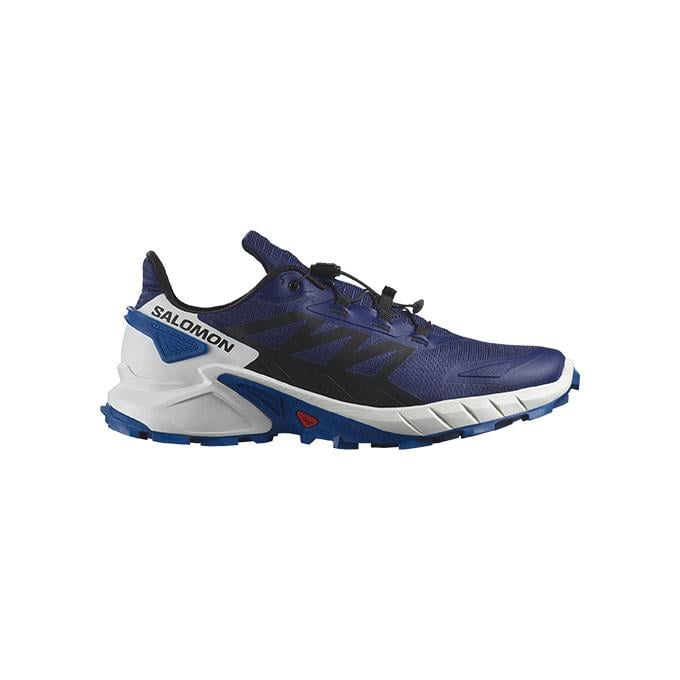 Salomon Supercross 4 Erkek Blue Print/Black/Lapis Blue Koşu - Yürüyüş Ayakkabısı