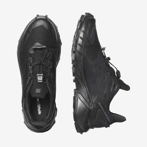 Salomon Supercross 4 Gore-Tex Kadın Koşu Ayakkabısı - Siyah