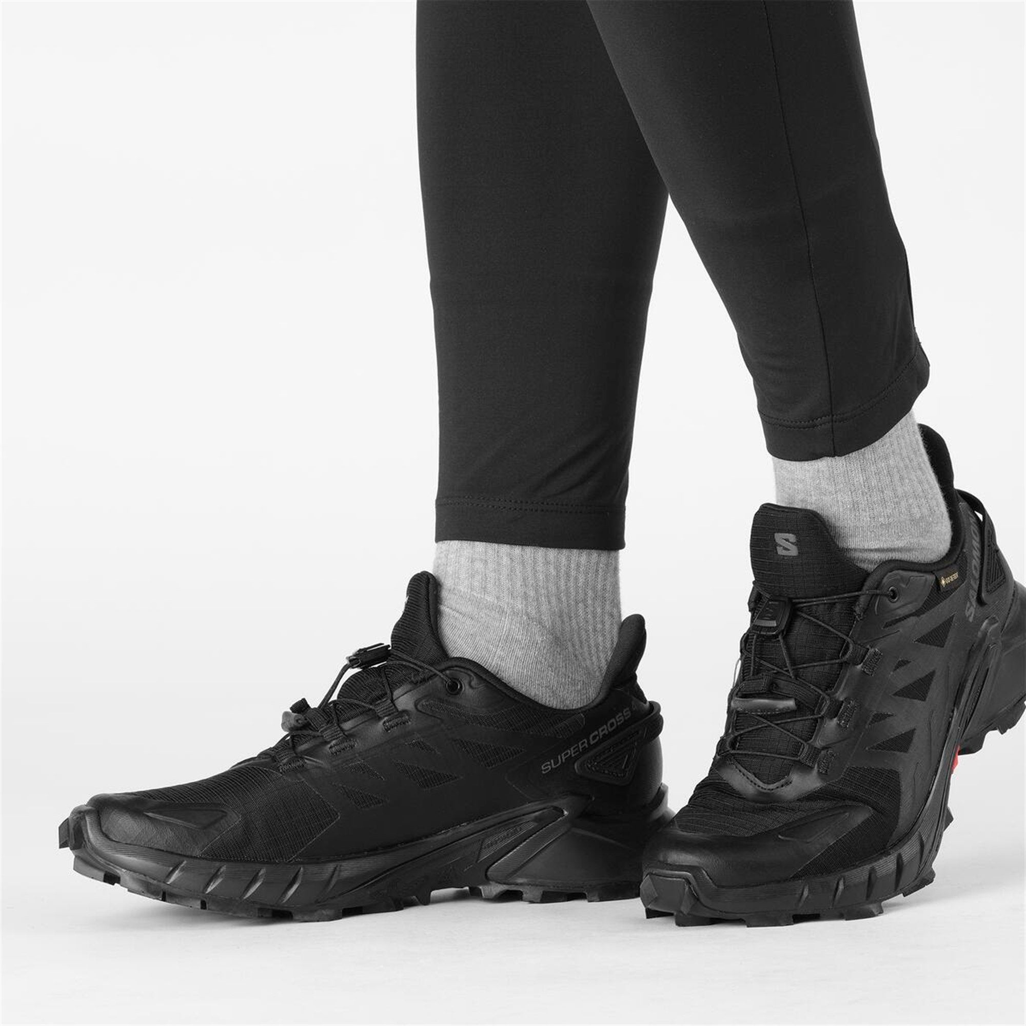 Salomon Supercross 4 Gore-Tex Kadın Koşu Ayakkabısı - Siyah
