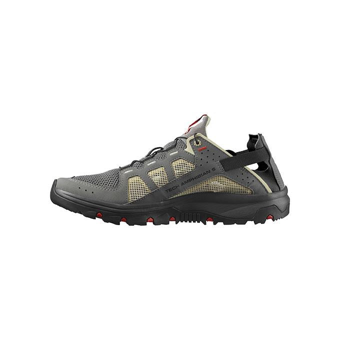 Salomon Techamphıbıan 5 Erkek Pewter/Moth/Fiery Red Su Ayakkabısı