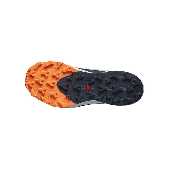 Salomon Thundercross Erkek Heather/India Ink/Shocking Orange Koşu - Yürüyüş Ayakkabısı
