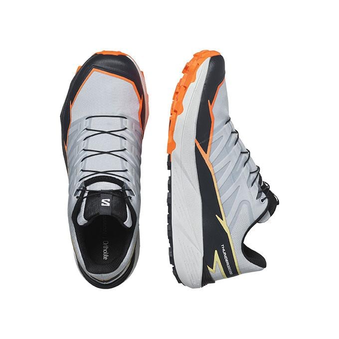 Salomon Thundercross Erkek Heather/India Ink/Shocking Orange Koşu - Yürüyüş Ayakkabısı