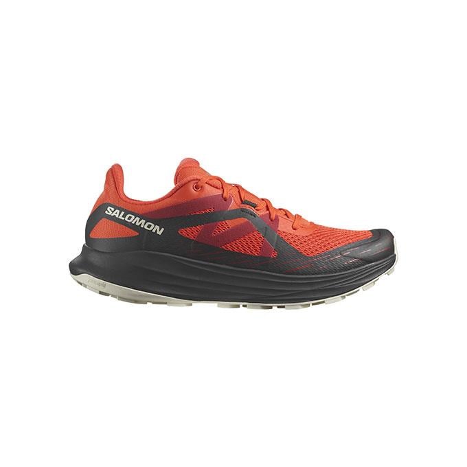 Salomon Ultra Flow Erkek Cherry Tomato/Black/Almond Milk Koşu - Yürüyüş Ayakkabısı