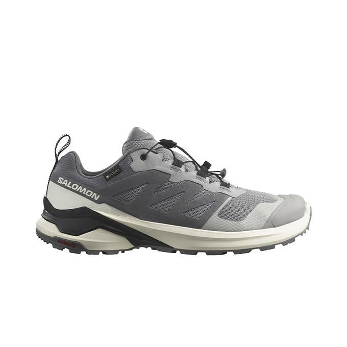 Salomon X-Adventure Gtx Erkek Gray Flannel/Vanilla Ice/Black Outdoor Ayakkabı