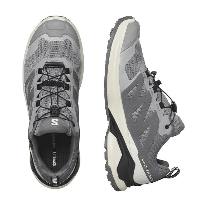 Salomon X-Adventure Gtx Erkek Gray Flannel/Vanilla Ice/Black Outdoor Ayakkabı