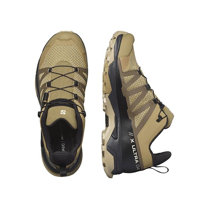 Salomon X Ultra 4 Erkek Kelp/Dark Earth/Black Outdoor Ayakkabı