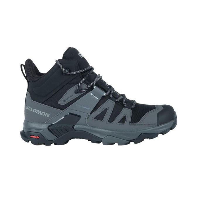 Salomon X Ultra 4 Mıd Gtx Erkek Black/Magnet/Pearl Blue Outdoor Bot