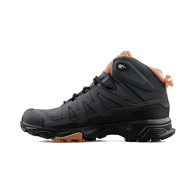Salomon X Ultra 4 Mıd Gtx W Kadın Ebony/Mocha Mousse/Almond Cream Outdoor Bot