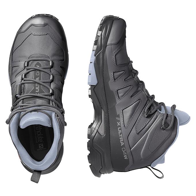 Salomon X Ultra 4 Mıd Gtx W Kadın Magnet/Black/Zen Blue Outdoor Bot