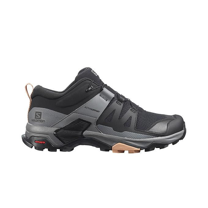 Salomon X Ultra 4 W Kadın Black/Quiet Shade/Sirocco Outdoor Ayakkabı
