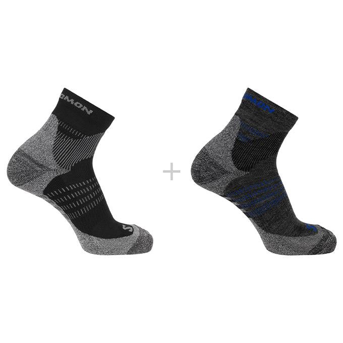 Salomon X Ultra Access Quarter 2 Unisex Anthracıte-Black Çorap