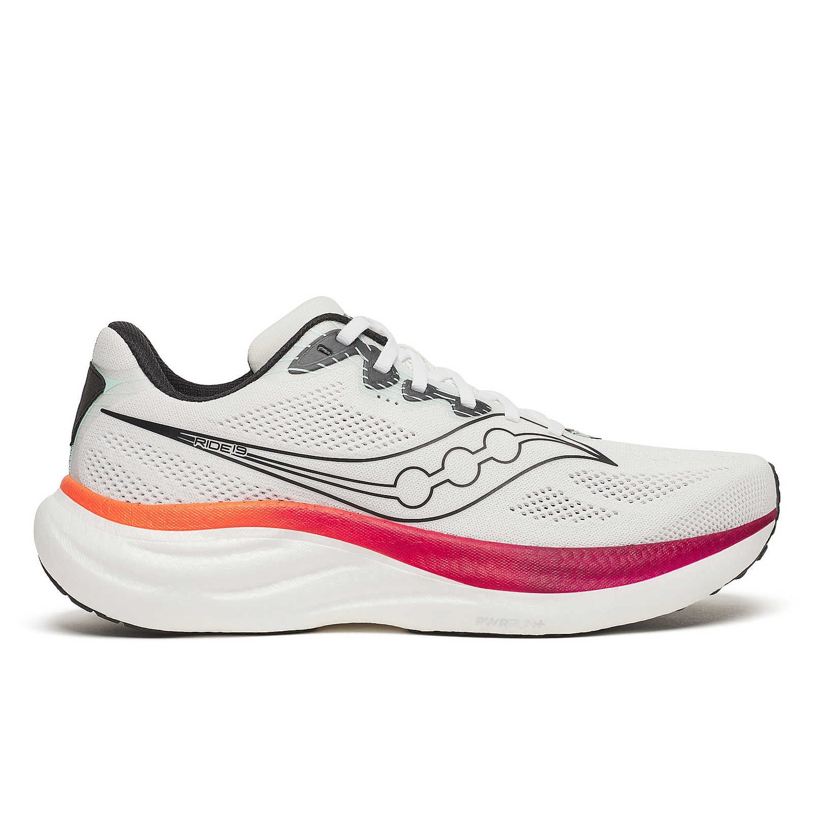Saucony Ride 19 Erkek Koşu Ayakkabısı - Kırık Beyaz