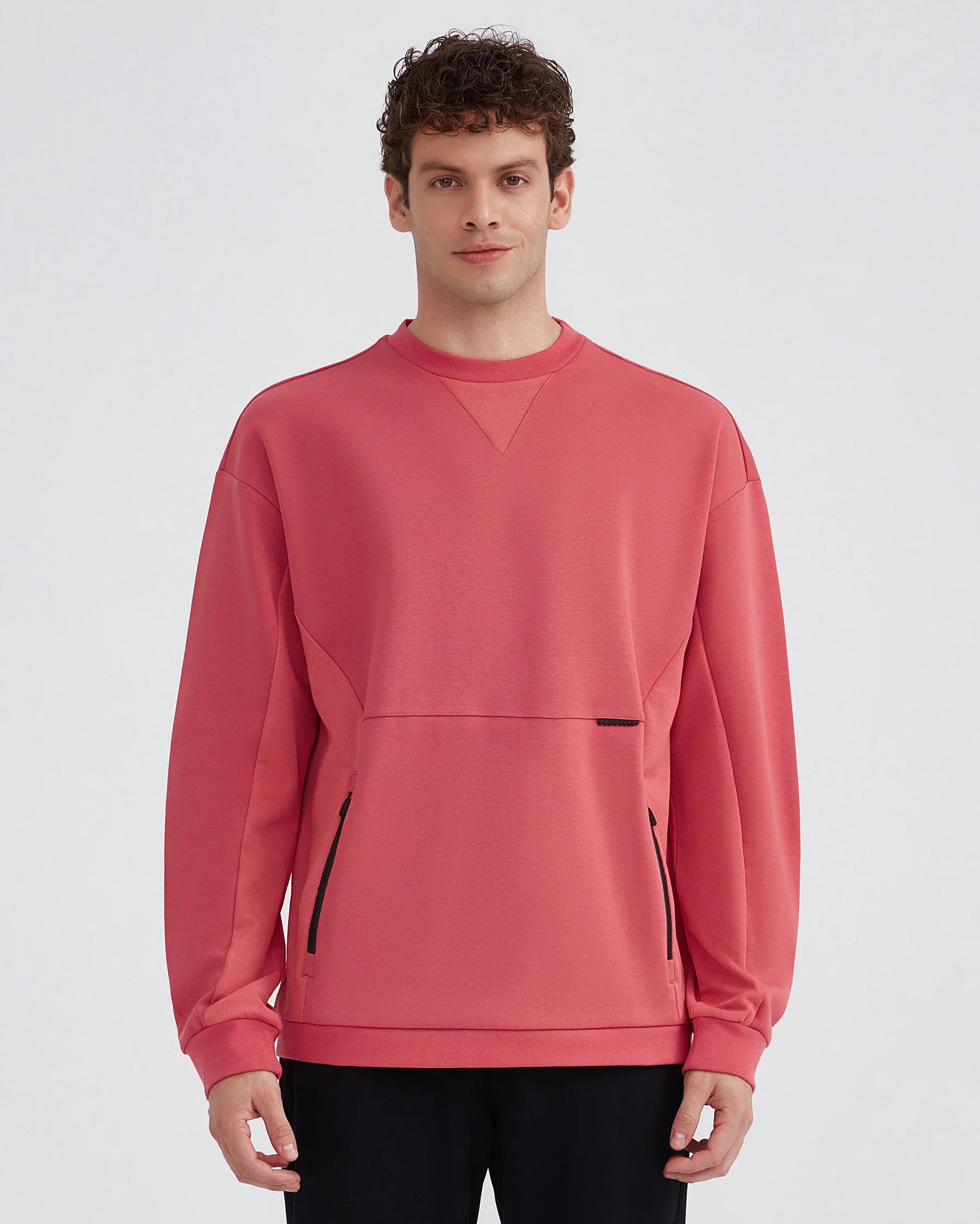 Skechers  2Xi Lock Crew Neck Gül Erkek Sweatshirt
