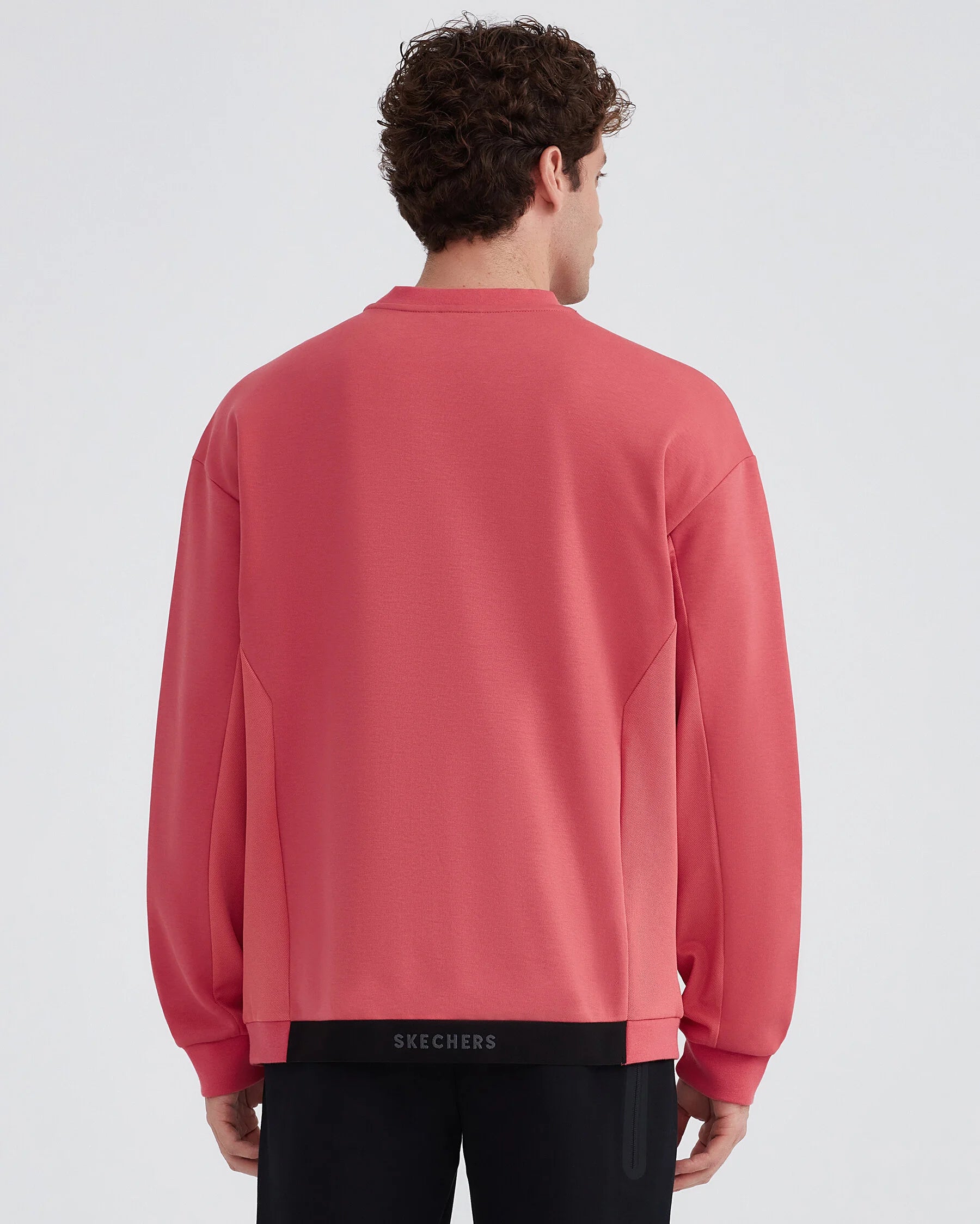 Skechers  2Xi Lock Crew Neck Gül Erkek Sweatshirt