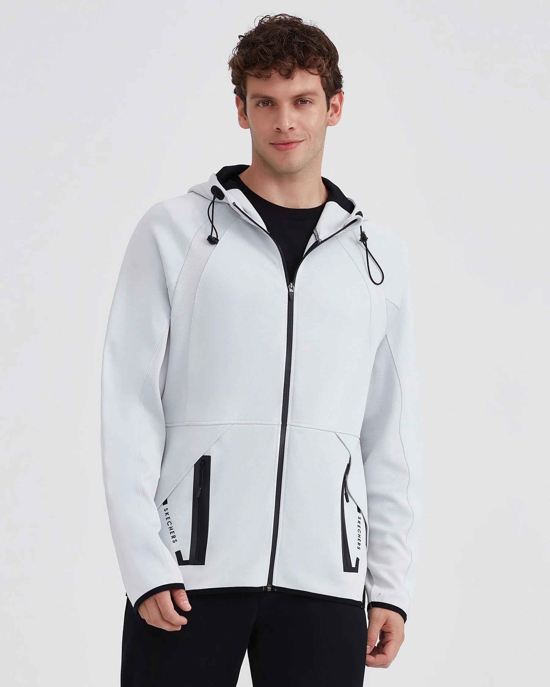 Skechers  2Xi Lock Full Zip Taş Erkek Mont
