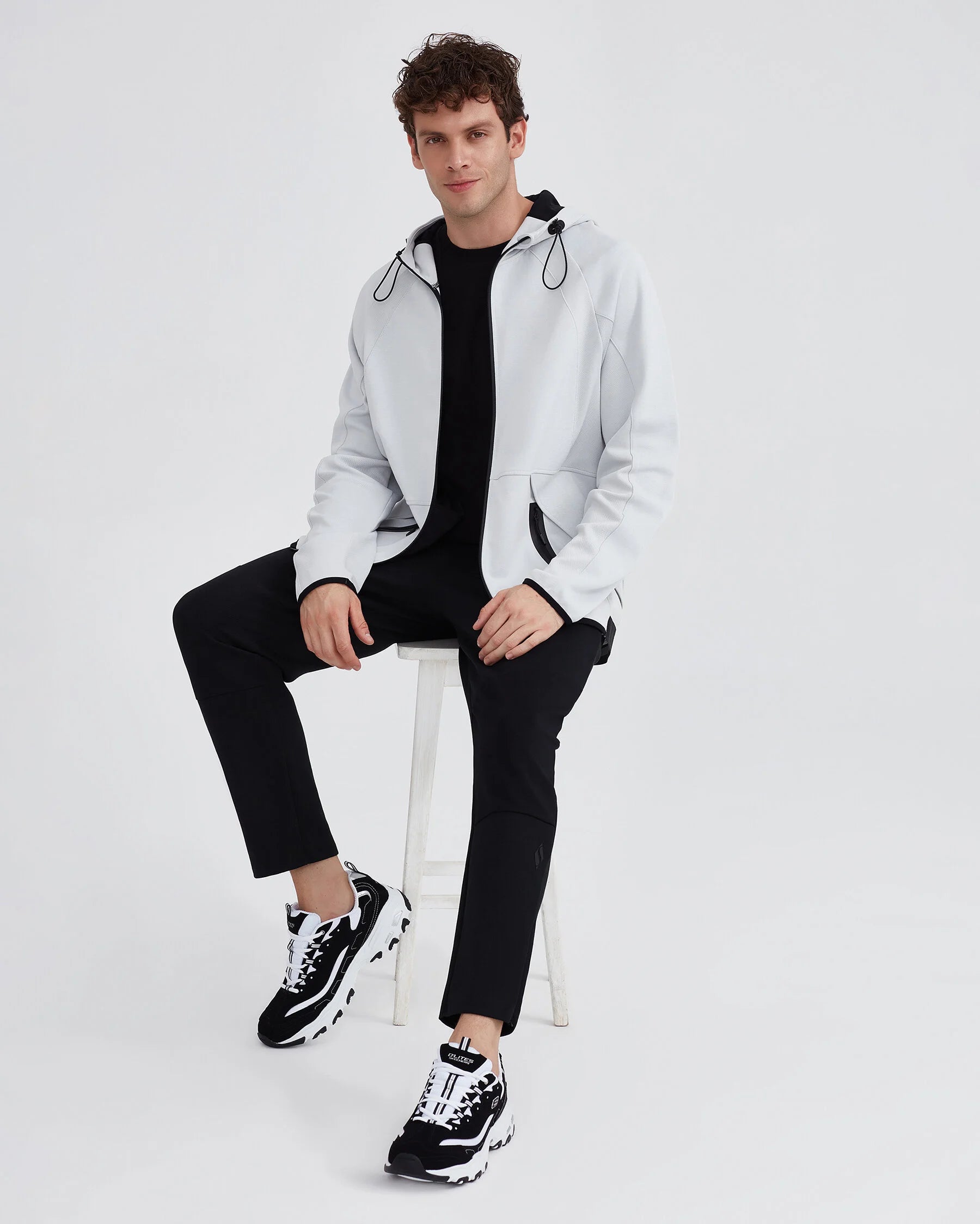 Skechers  2Xi Lock Full Zip Taş Erkek Mont
