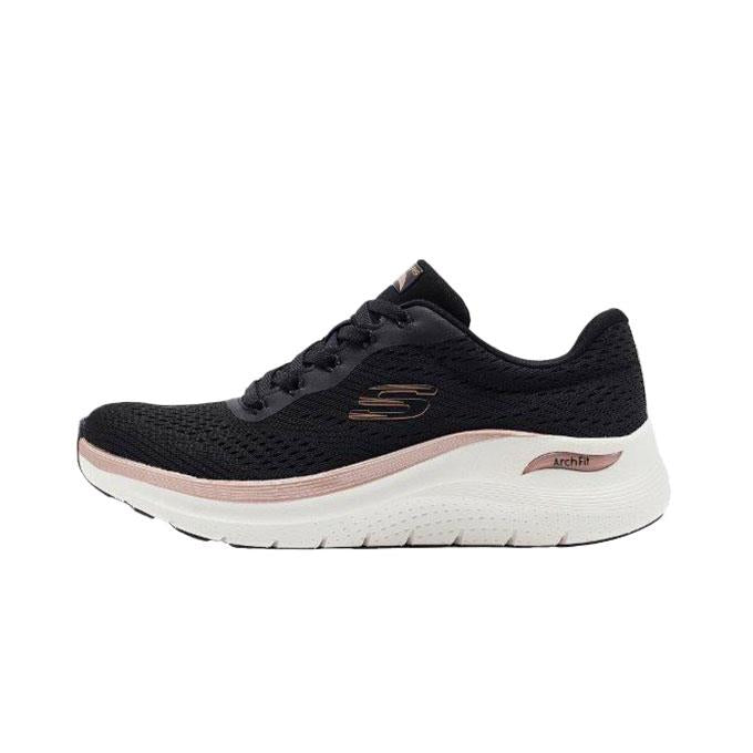 Skechers Arch Fit 2.0 - Glow The Distance Kadın Siyah/Pembe Altın Koşu - Yürüyüş Ayakkabısı