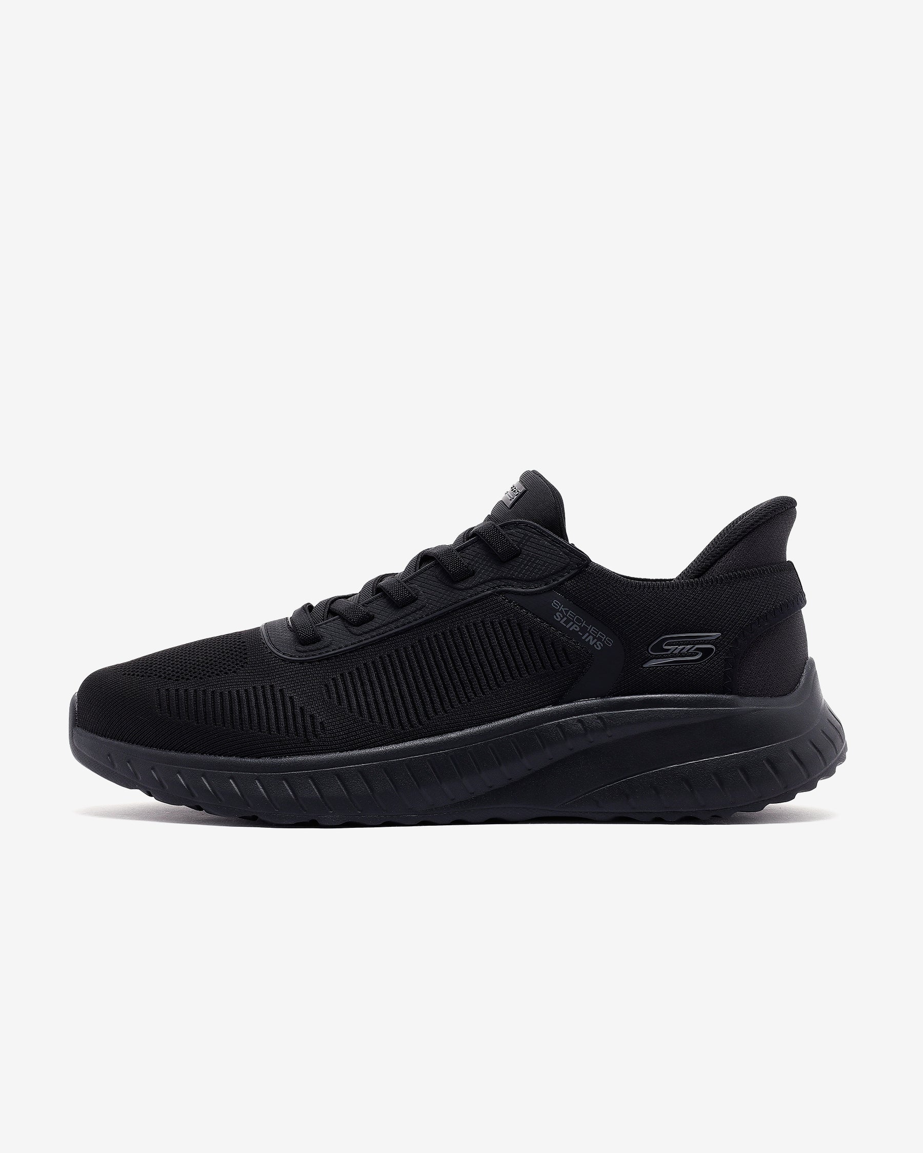 Skechers Bobs Squad Chaos Solıd Step Erkek Siyah Sneaker