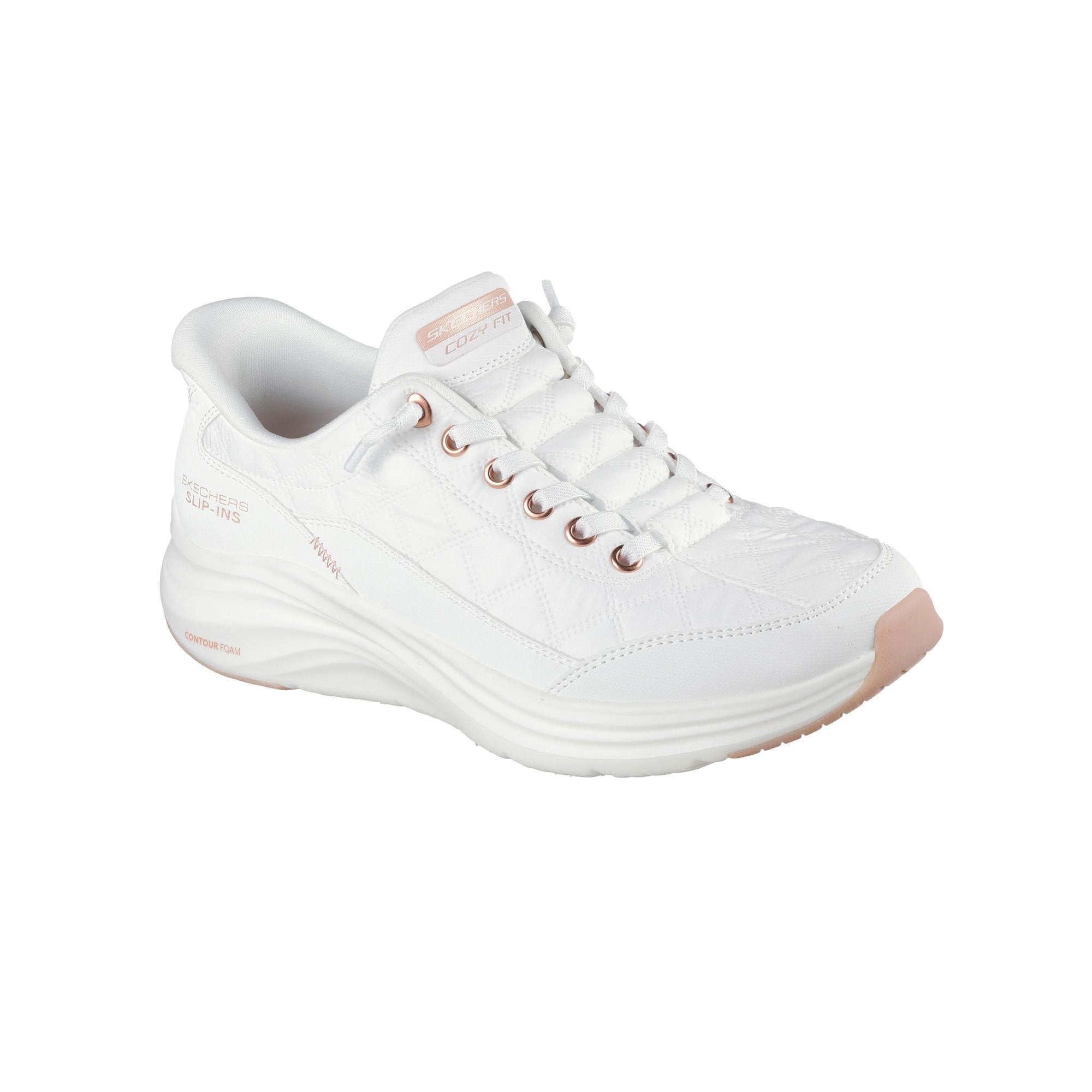 Skechers Contour Foam Golden Hour Kadın Günlük Spor Ayakkabı - Beyaz