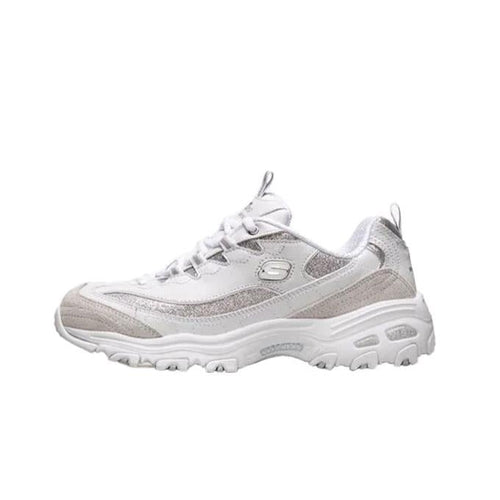 Skechers D'Lites - Glimmer Eve Kadın Beyaz/Gümüş Sneaker
