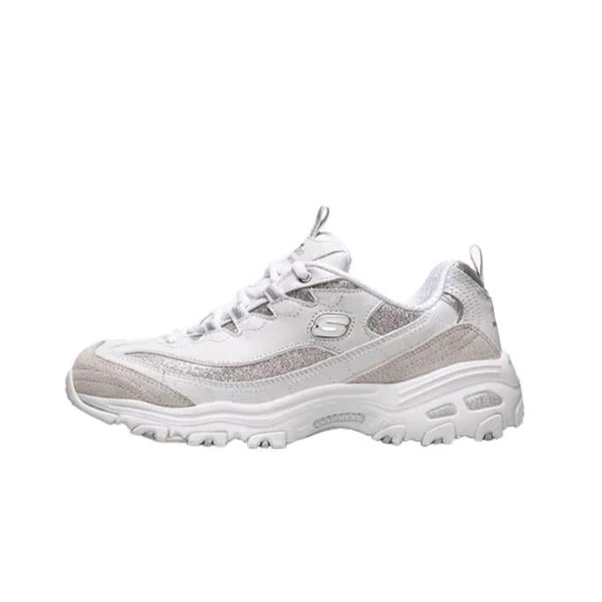 Skechers D'Lites - Glimmer Eve Kadın Beyaz/Gümüş Sneaker