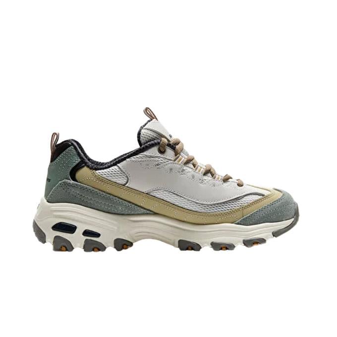 Skechers D'Lites Kadın Bej/Zeytin Sneaker