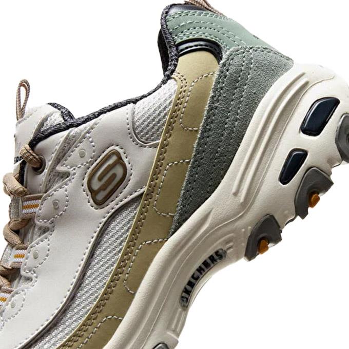 Skechers D'Lites Kadın Bej/Zeytin Sneaker
