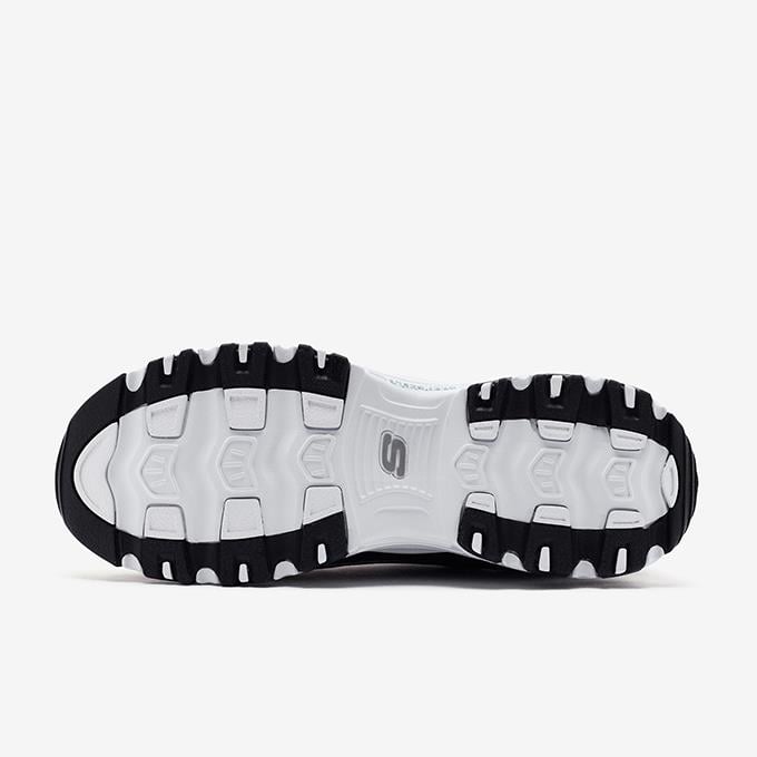 Skechers D'Lites - Wildcats Kadın Siyah/Gümüş Sneaker