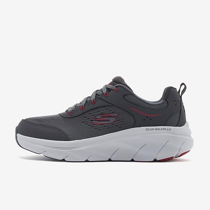 Skechers D Lux Walker 2.0 Durven Gri Erkek Sneaker