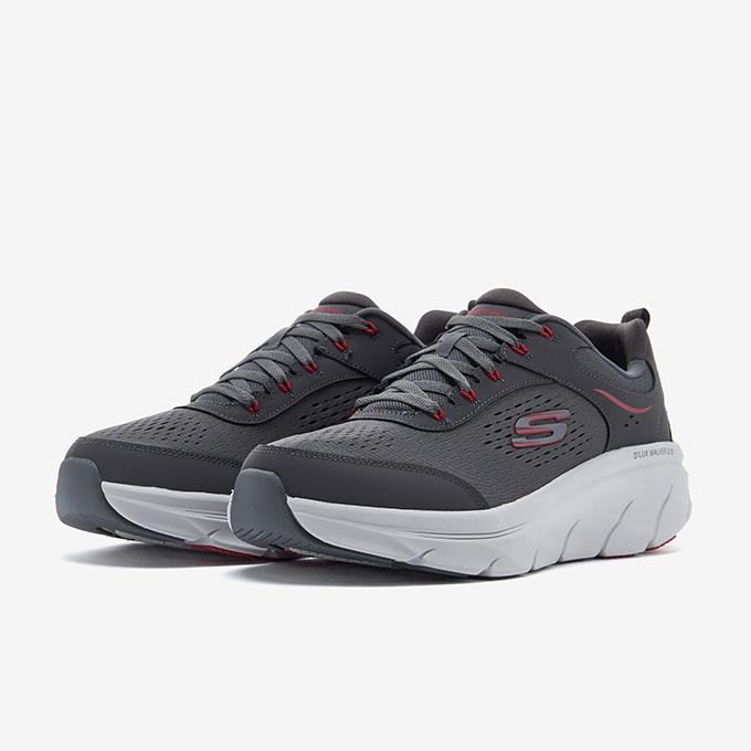 Skechers D Lux Walker 2.0 Durven Gri Erkek Sneaker