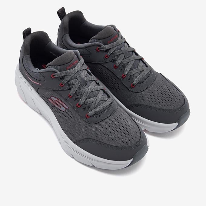 Skechers D Lux Walker 2.0 Durven Gri Erkek Sneaker