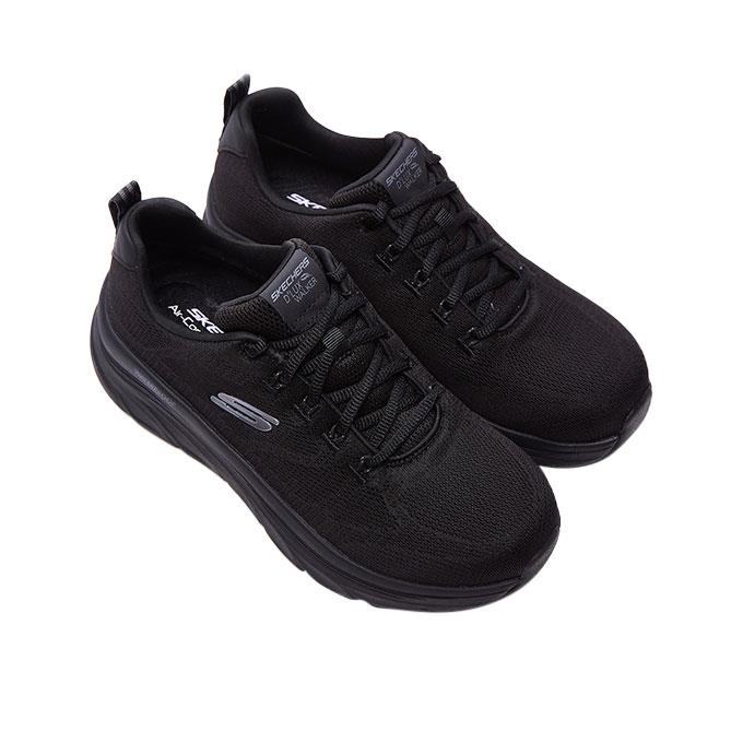 Skechers D Lux Walker Get Oasis Siyah Kadın Koşu Ayakkabısı