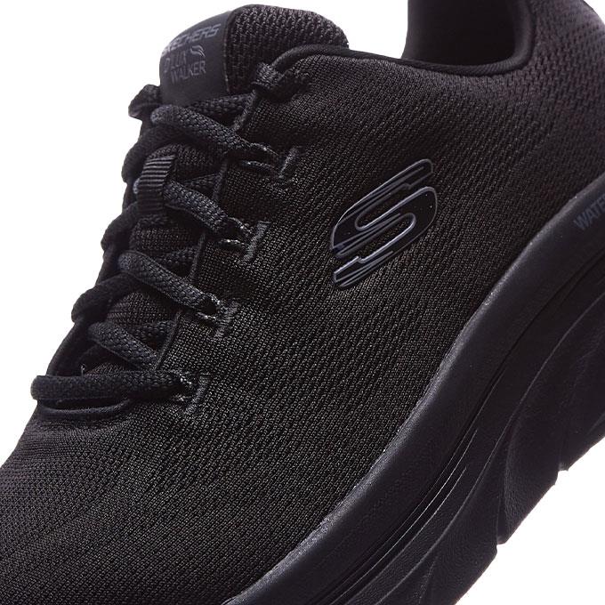 Skechers D Lux Walker Get Oasis Siyah Kadın Koşu Ayakkabısı