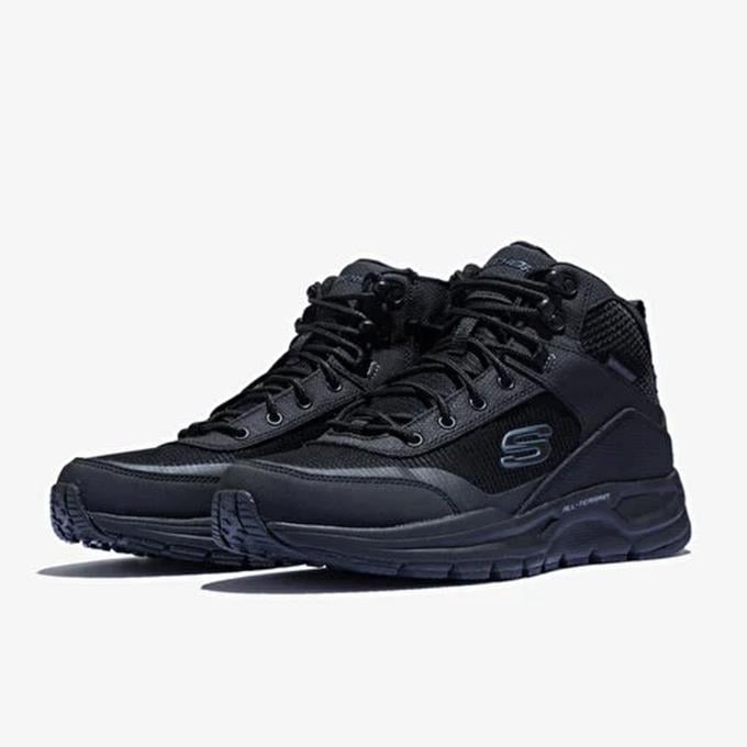 Skechers Escape Plan 2.0-Woodrock Erkek Siyah Outdoor Bot