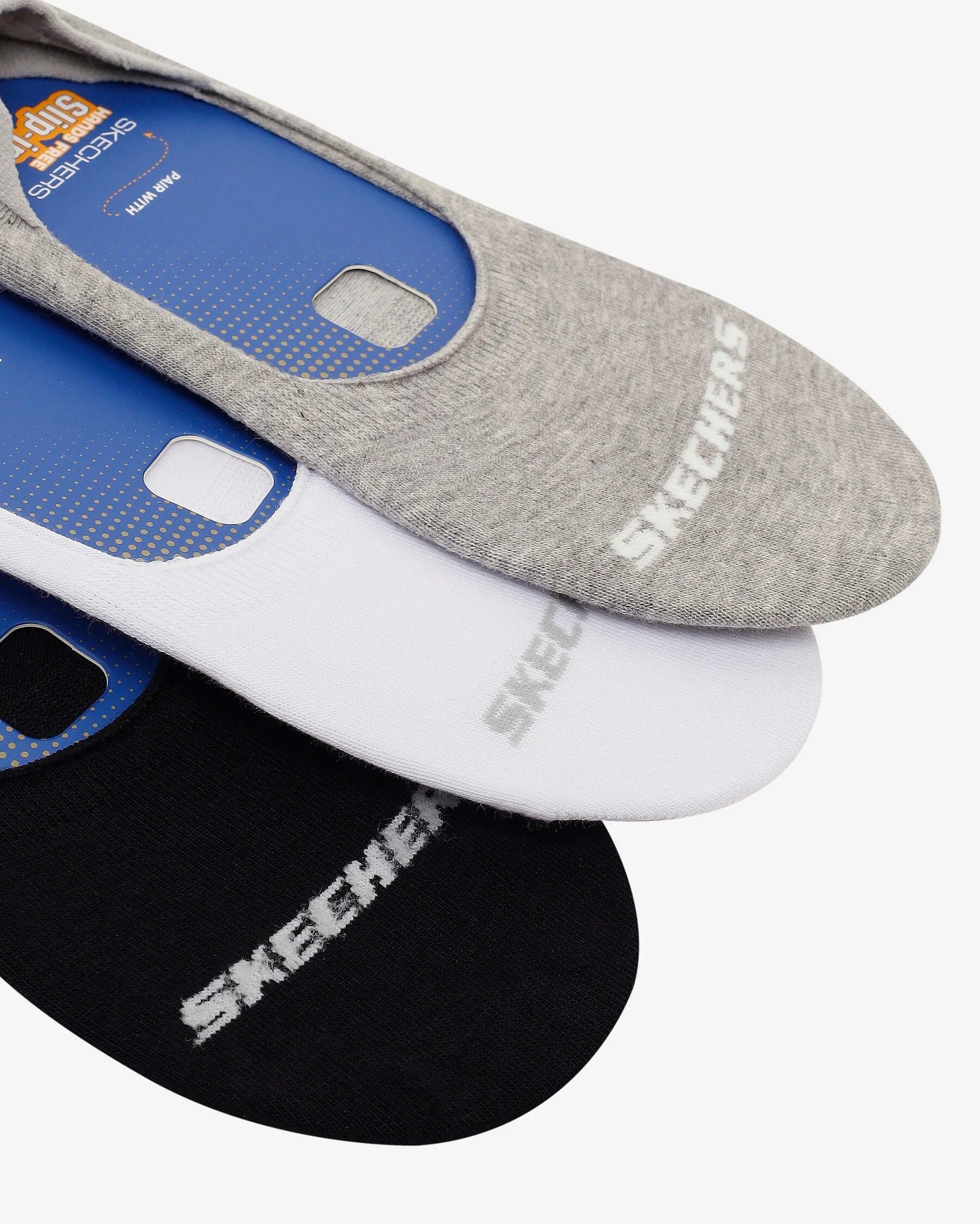 Skechers Essential 3 Pack Unisex Bileksiz Çorap - Çok Renkli