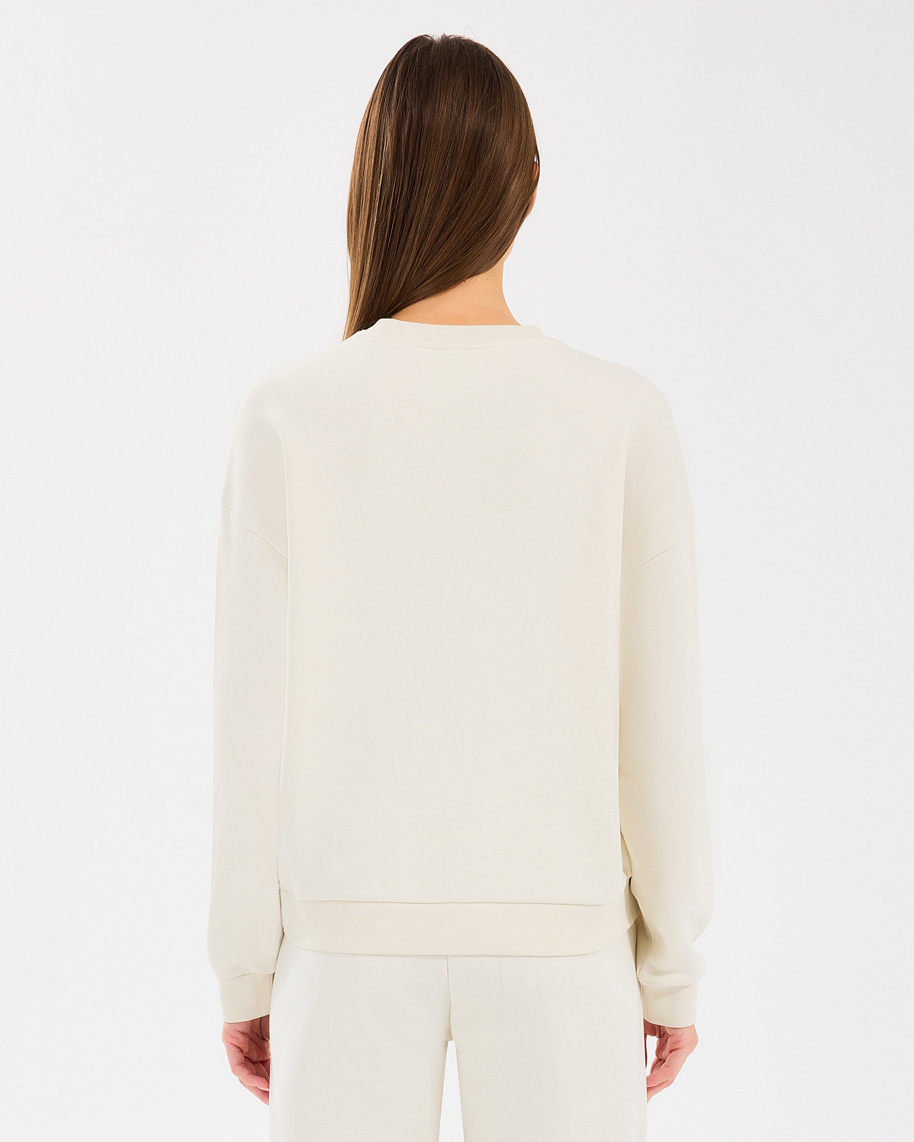 Skechers  Essential Crewneck Beyaz Kadın Sweatshirt