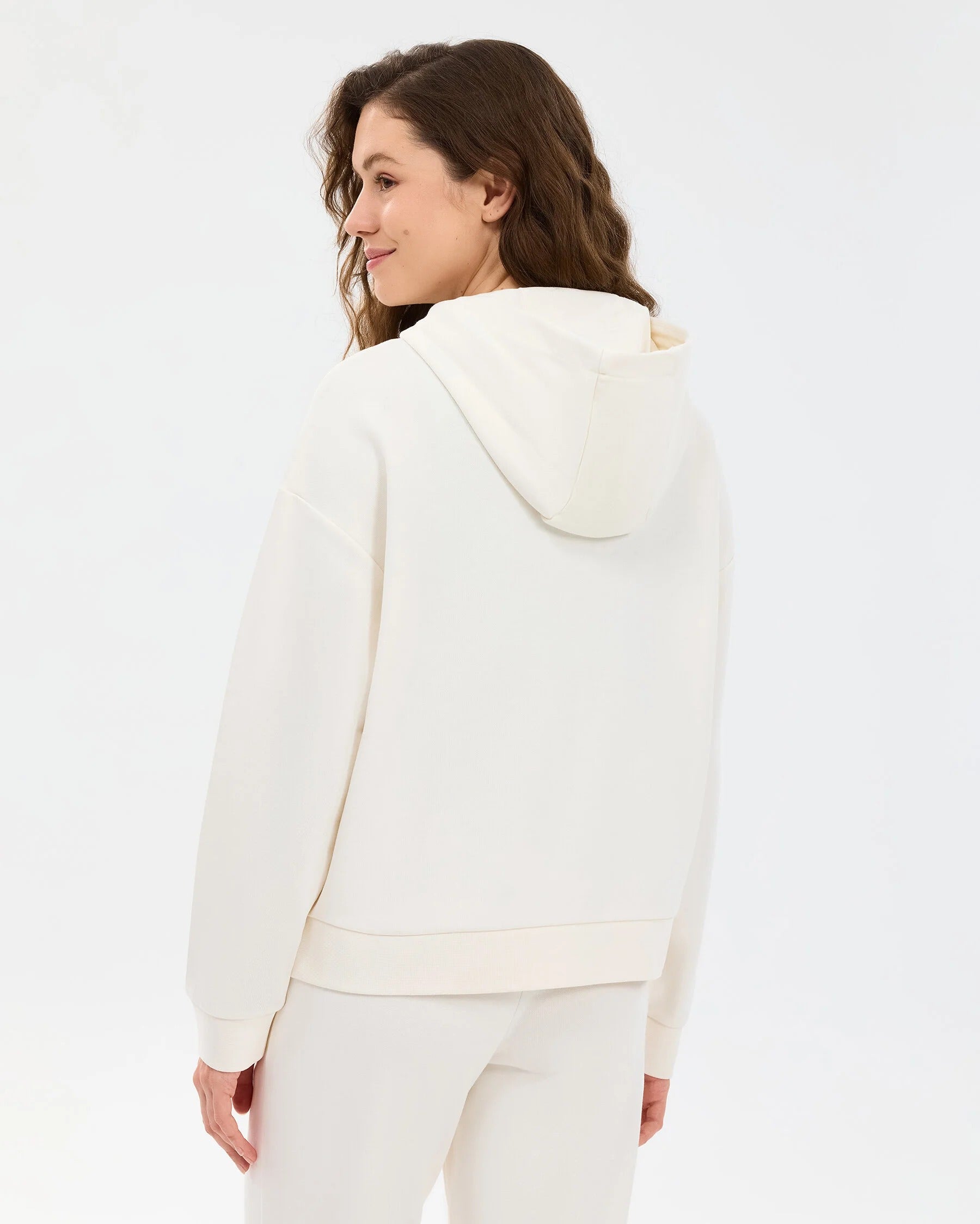 Skechers Essential Full Zip Kadın Sweat - Beyaz