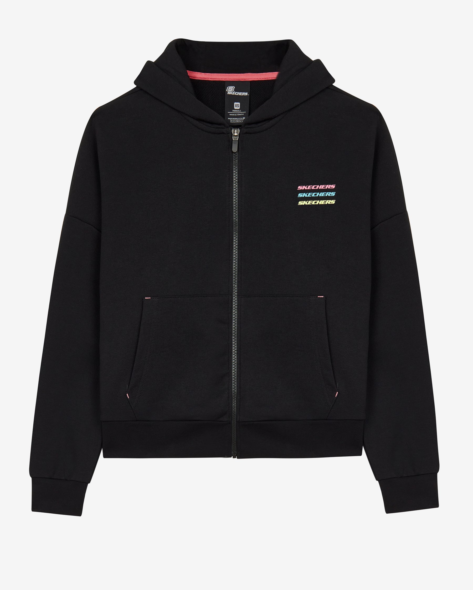 Skechers Essential Full Zip Siyah Kadın Sweatshirt