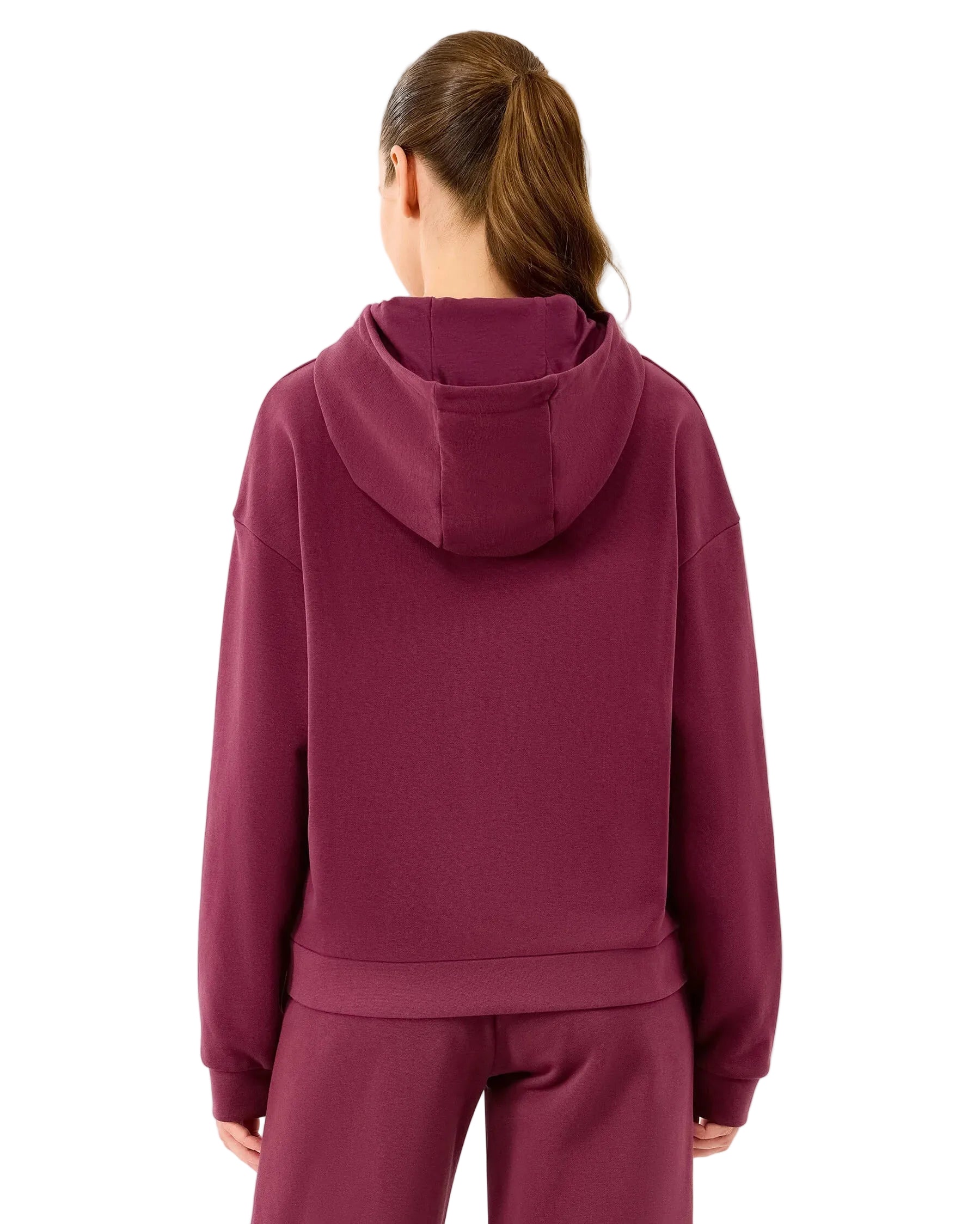 Skechers Essential Hoodie Kadın Sweatshirt - Bordo