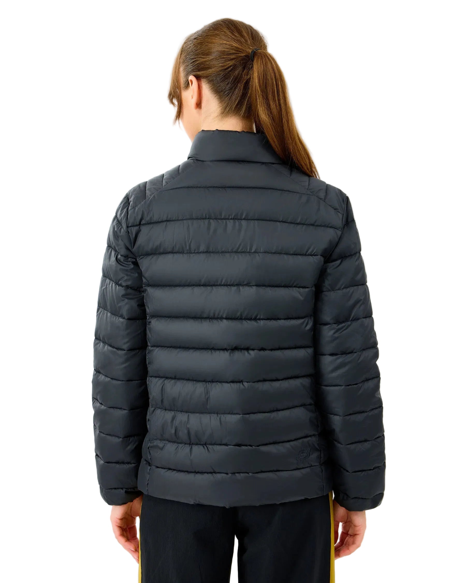 Skechers Essential Outerwear Padded Kadın Mont - Siyah