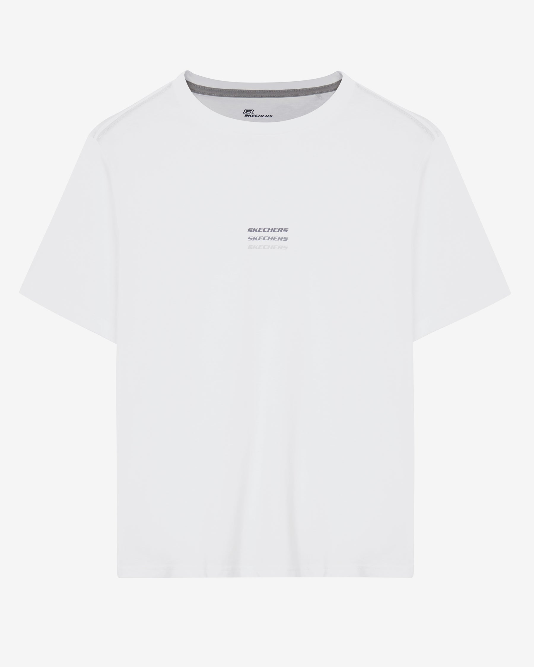Skechers  Essential Short Sleeve Kırık Beyaz Erkek T-Shirt