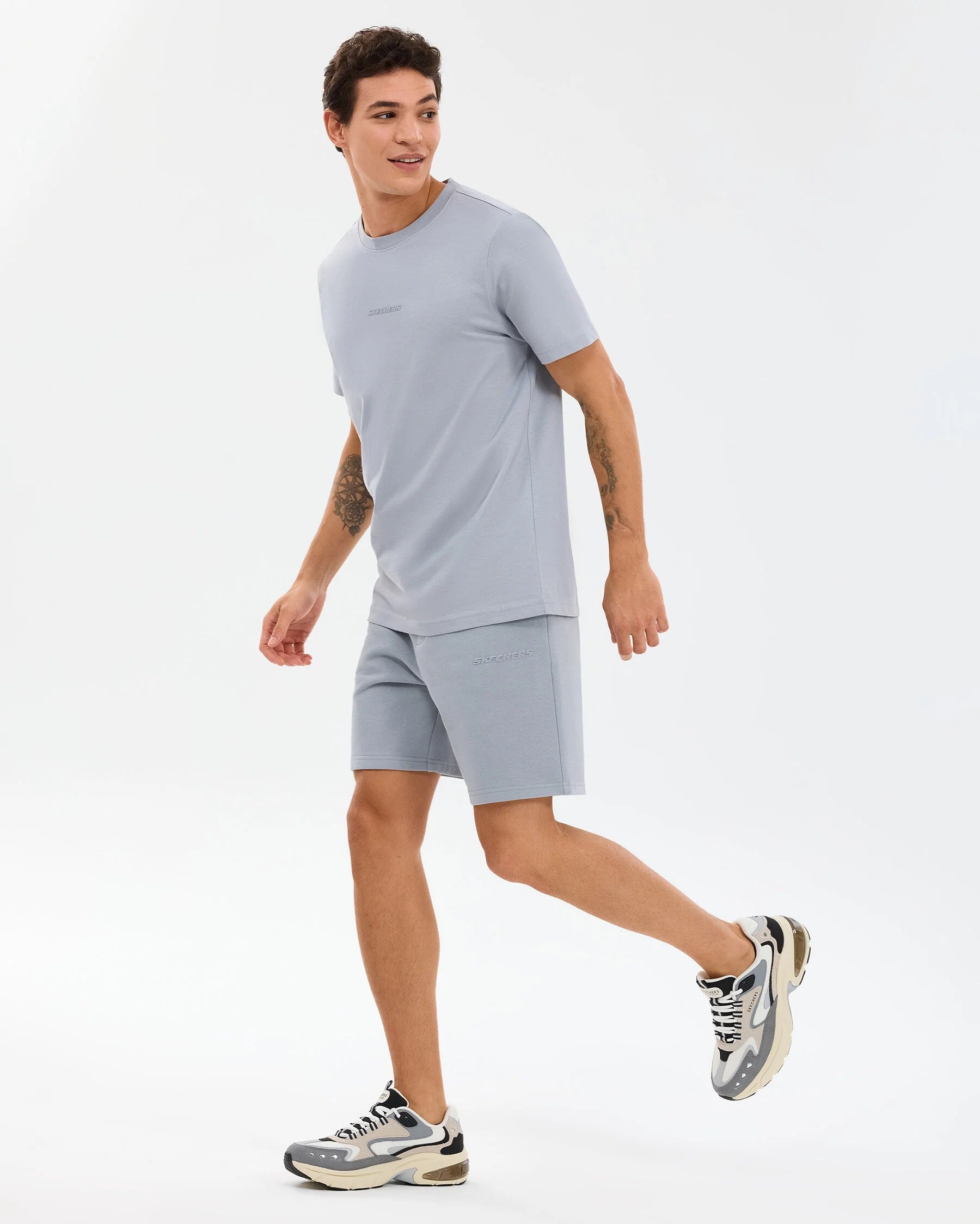 Skechers  Essential Sweat Erkek Şort - Gri
