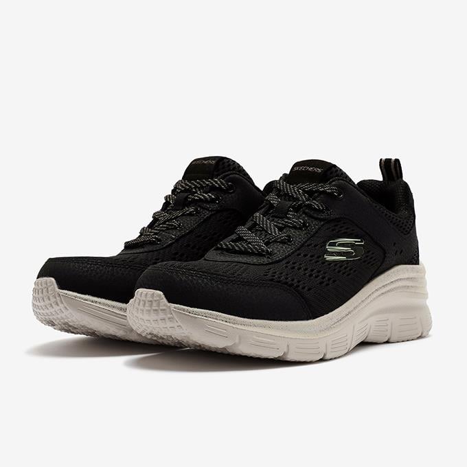 Skechers Fashion Fit Kadın Beyaz/Gümüş Sneaker