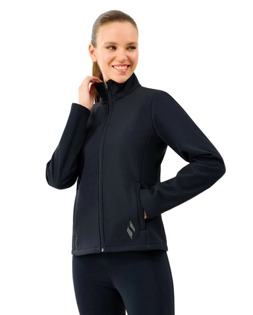 Skechers Fitted Softshell Turtle Neck Kadın Sweat - Siyah - görsel 2